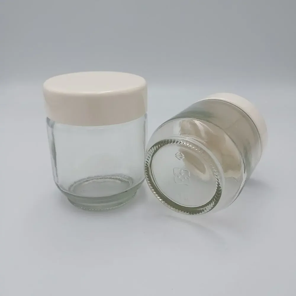 2 Euro Cuisine Yogurt Maker YM80/YM100 Replacement Screw Top Glass Jar‎